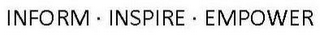INFORM · INSPIRE · EMPOWER. logo