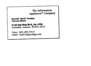 INFORMATION APPLIANCE logo