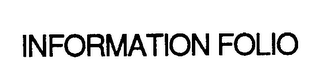 INFORMATION FOLIO logo