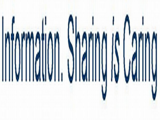 INFORMATION. SHARING IS CARING logo
