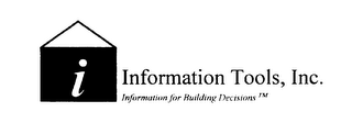 INFORMATION TOOLS, INC. INFORMATION FORBUILDING DECISIONS logo