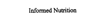 INFORMED NUTRITION logo