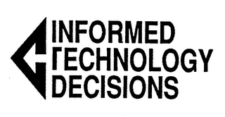 INFORMED TECHNOLOGY DECISIONS logo