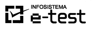 INFOSISTEMA E-TEST logo