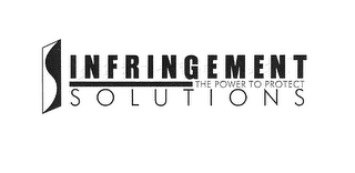 INFRINGEMENT SOLUTIONS THE POWER TO PROTECT logo