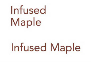 INFUSED MAPLE logo