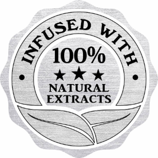 INFUSED WITH 100% NATURAL EXTRACTS logo