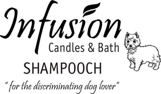 INFUSION CANDLES & BATH SHAMPOOCH "FOR THE DISCRIMINATING DOG LOVER" logo