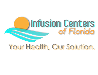 INFUSION CENTERS OF FLORIDA YOUR HEALTH, OUR SOLUTION. logo