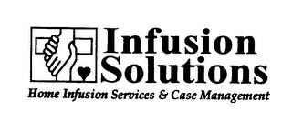 INFUSION SOLUTIONS HOME INFUSION SERVICES & CASE MANAGEMENT logo