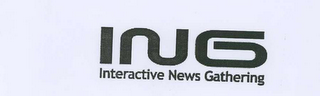 ING INTERACTIVE NEWS GATHERING logo