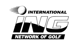 ING INTERNATIONAL NETWORK OF GOLF logo