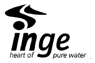 INGE HEART OF PURE WATER logo