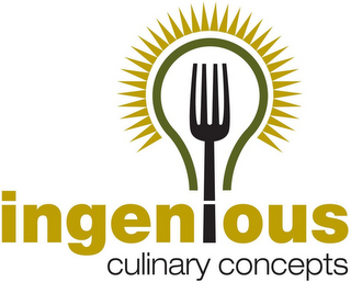 INGENIOUS, CULINARY CONCEPTS logo