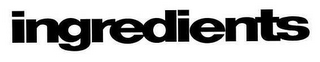 INGREDIENTS logo