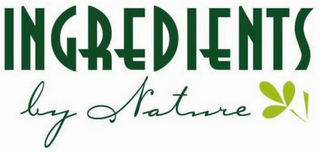 INGREDIENTS BY NATURE logo
