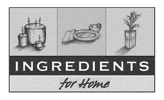 INGREDIENTS FOR HOME logo
