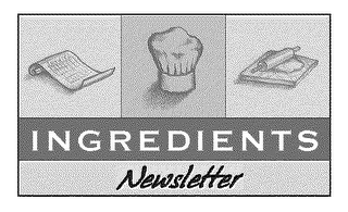 INGREDIENTS NEWSLETTER logo