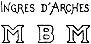 INGRES D'ARCHES MBM logo