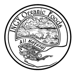 INGY ORGANIC FOODS ALL NATURAL INGY & IF INC. logo