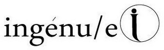 INGÉNU/E I logo