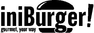 INIBURGER! GOURMET, YOUR WAY logo