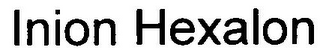 INION HEXALON logo