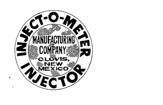 INJECT-O-METER INJECTOR MANUFACTURING COMPANY CLOVIS, NEW MEXICO logo