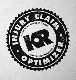 INJURY CLAIM OPTIMIZER A PERSONAL INJURY LAW FIRM RIGHTSOFTHEINJURED.COM KR logo