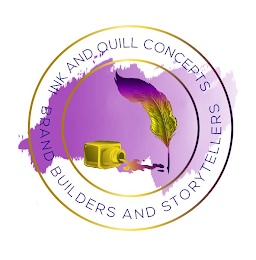 INK AND QUILL CONCEPTS BRAND BUILDERS AND STORYTELLERS logo