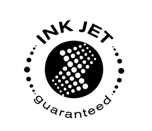 INK JET GUARANTEED logo