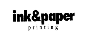 INK & PAPER PRINTING logo
