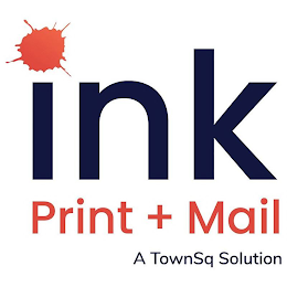 INK PRINT + MAIL A TOWNSQ SOLUTION logo