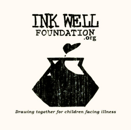 INK WELL FOUNDATION.ORG DRAWING TOGETHER FOR CHILDREN FACING ILLNESS logo