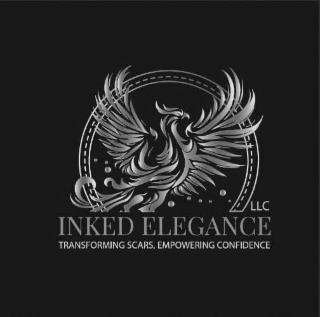 INKED ELEGANCE LLC TRANSFORMING SCARS, EMPOWERING CONFIDENCE logo