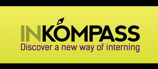 INKOMPASS DISCOVER A NEW WAY OF INTERNING logo