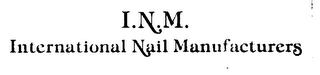 I.N.M. INTERNATIONAL NAIL MANUFACTURERS logo