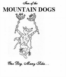 INN OF THE MOUNTAIN DOGS ONE DOG, MANY SIDES... logo