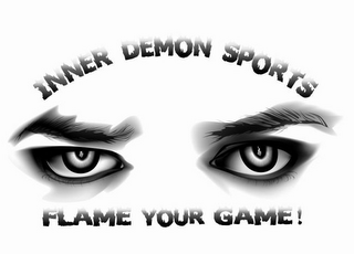 INNER DEMON SPORTS FLAME YOUR GAME! logo