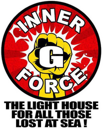 INNER G FORCE THE LIGHT HOUSE FOR ALL THOSE LOST AT SEA! logo