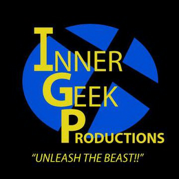 INNER GEEK PRODUCTIONS "UNLEASH THE BEAST!!" logo