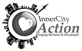 INNERCITY ACTION BRINGING LIFE BACK TO THE PEOPLE logo