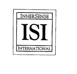 INNERSENSE ISI INTERNATIONAL logo