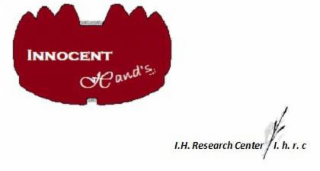 INNOCENT HAND'S I.H. RESEARCH CENTER I.H.R.C. logo