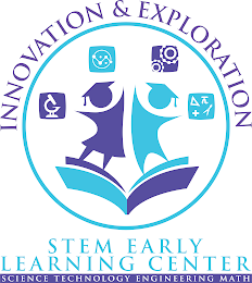 INNOVATION & EXPLORATION STEM EARLY LEARNING CENTER SCIENCE TECHNOLOGY ENGINEERING MATH logo