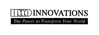 INNOVATIONS THE POWER TO TRANSFORM YOUR WORLD logo