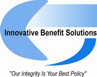 INNOVATIVE BENEFIT SOLUTIONS "OUR INTEGRITY IS YOUR BEST POLICY" logo