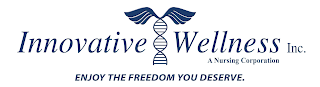 INNOVATIVE WELLNESS INC. A NURSING CORPORATION ENJOY THE FREEDOM YOU DESERVE. logo