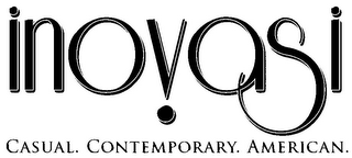 INOVASI CASUAL. CONTEMPORARY. AMERICAN. logo