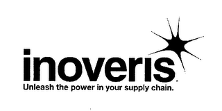 INOVERIS UNLEASH THE POWER IN YOUR SUPPLY CHAIN. logo